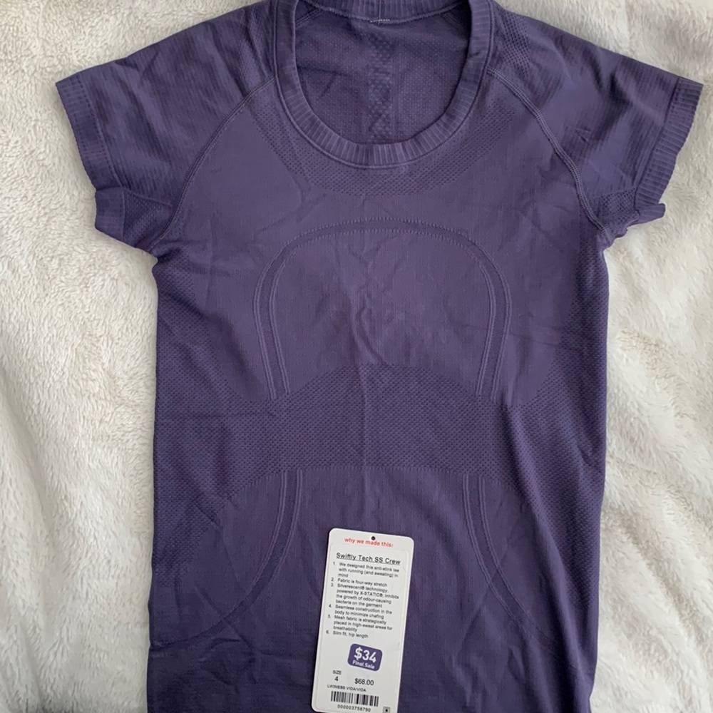 Lululemon swiftly tech SS crew 4